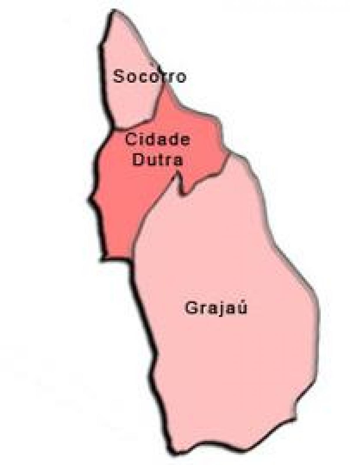 નકશો Capela શું Socorro પેટા-પ્રીફેકચર