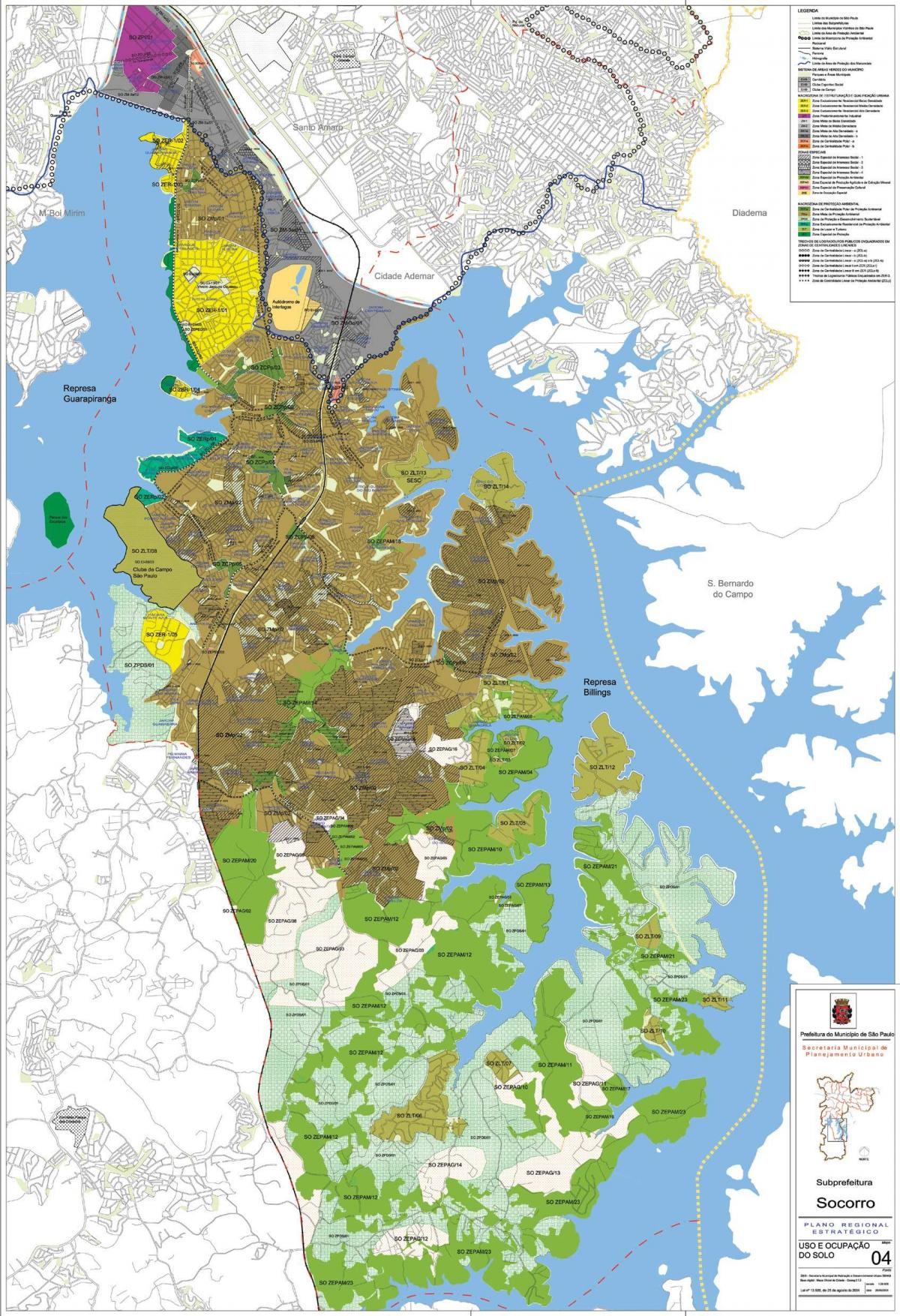 નકશો Capela શું Socorro સાઓ પાઉલો - વ્યવસાય જમીન