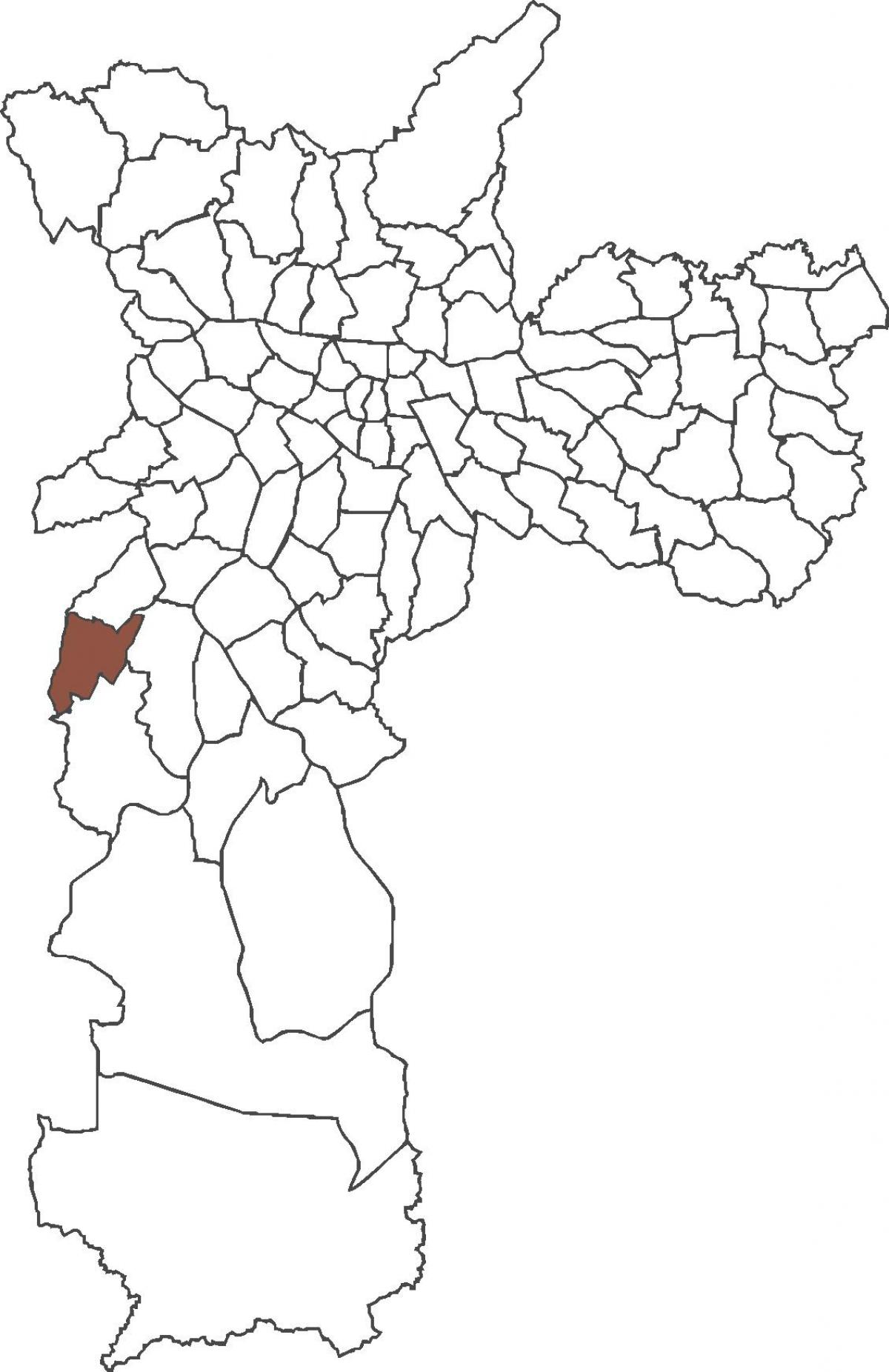 નકશો Capão Redondo જિલ્લા