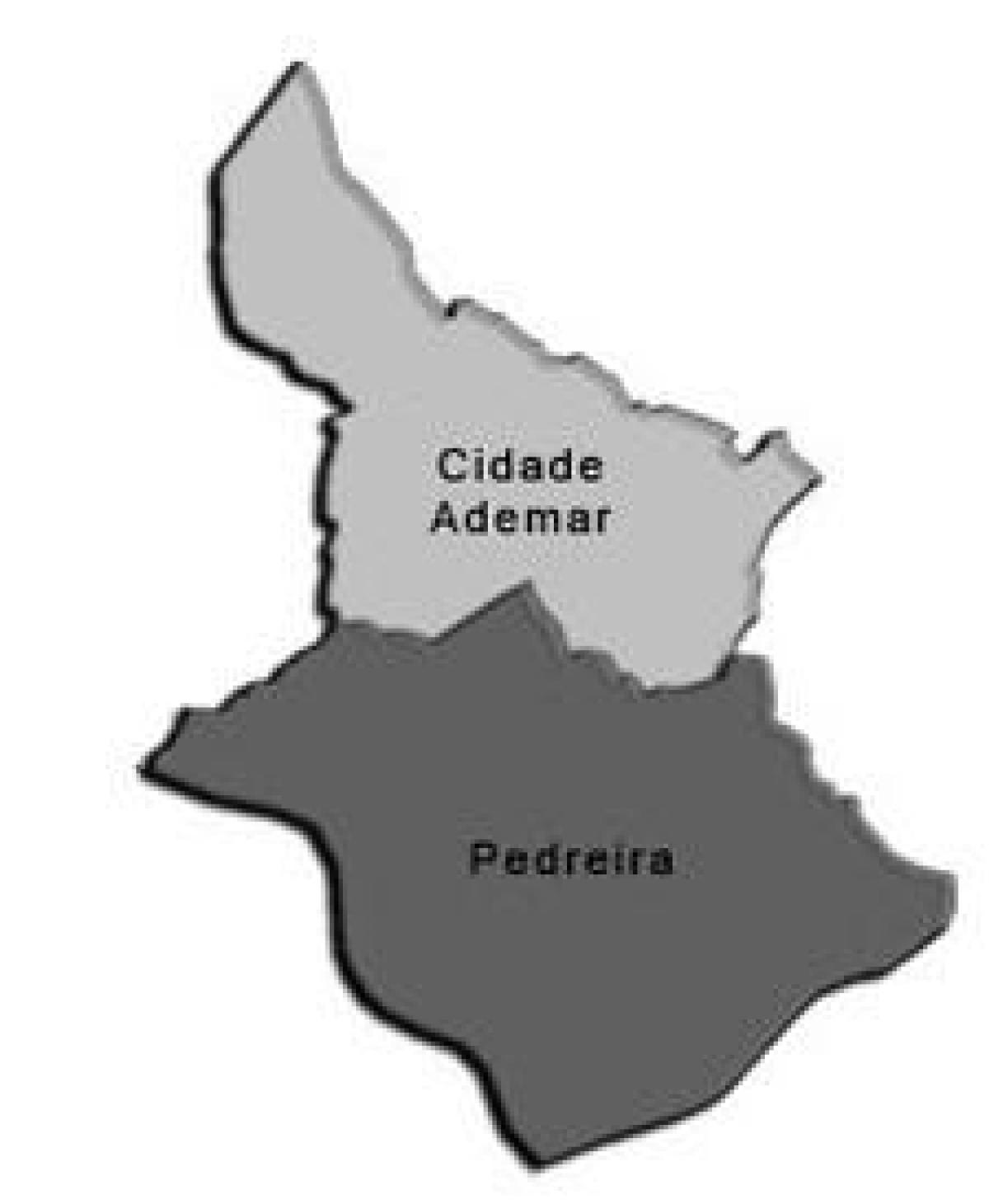 નકશો Cidade Ademar પેટા-પ્રીફેકચર