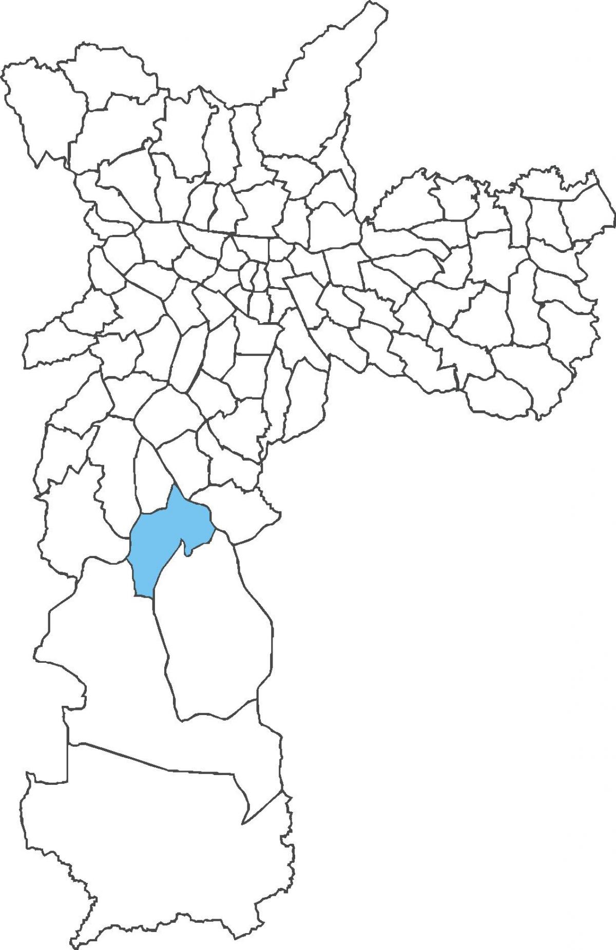 નકશો Cidade Dutra જિલ્લા