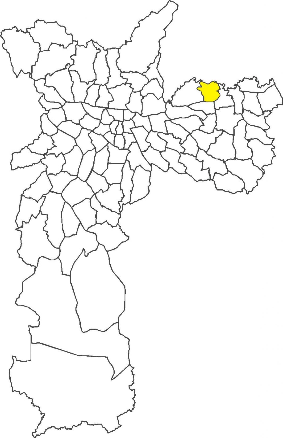 નકશો Ermelino Matarazzo જિલ્લા