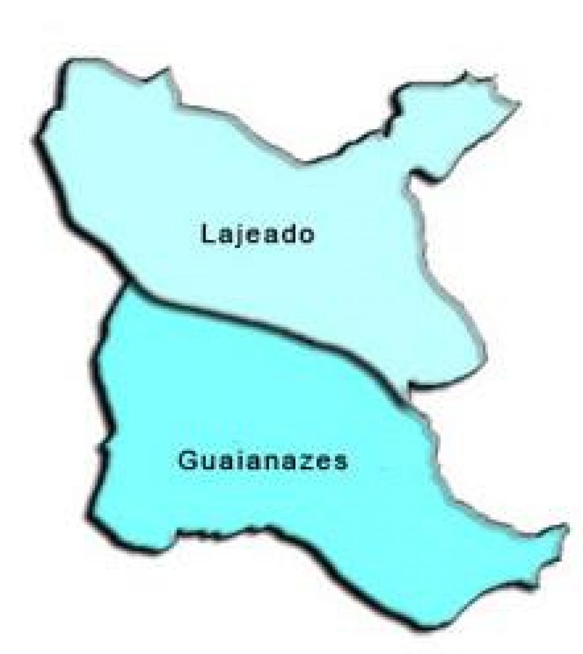 નકશો Guaianases પેટા-પ્રીફેકચર