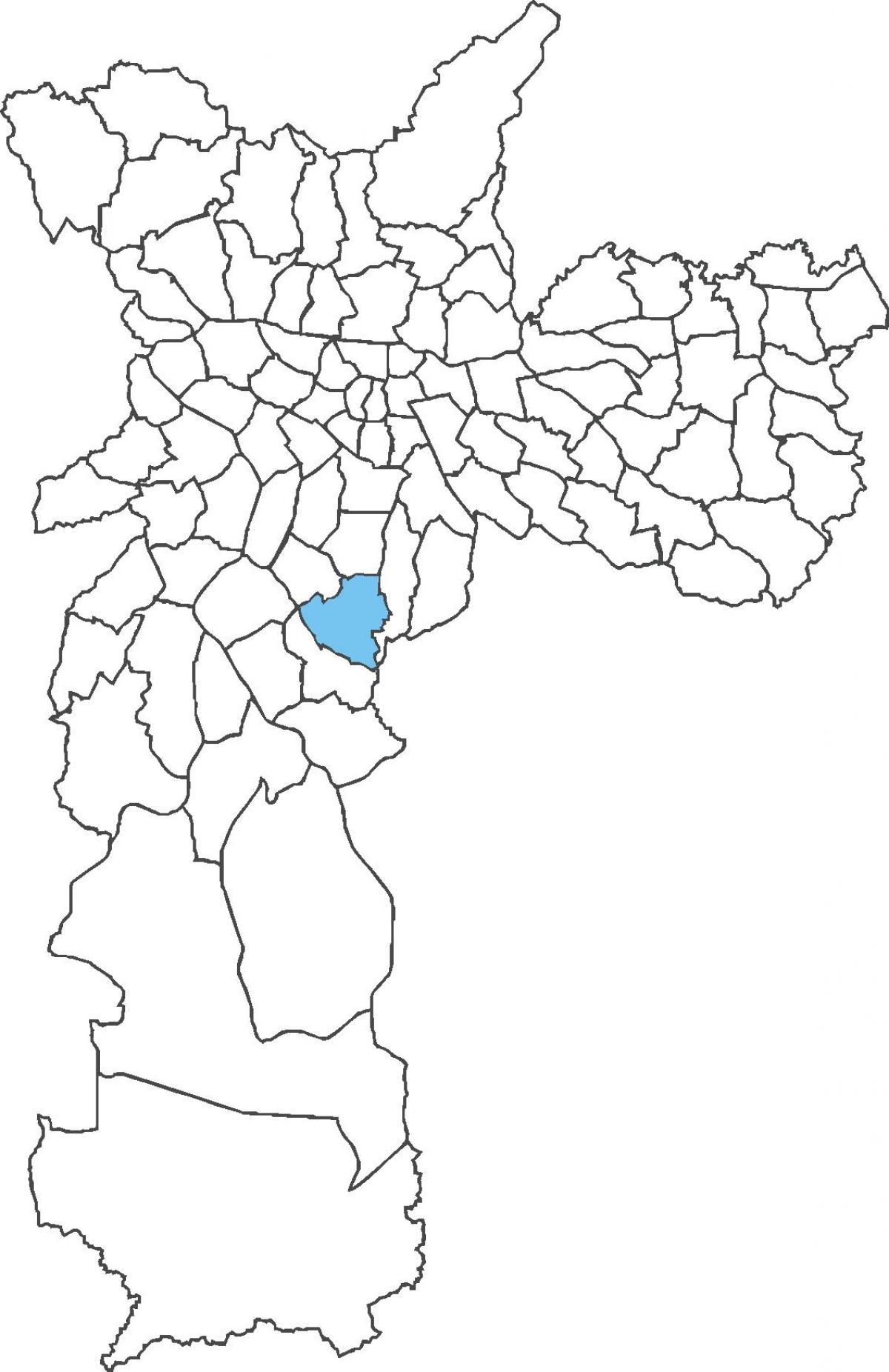 નકશો Jabaquara જિલ્લા