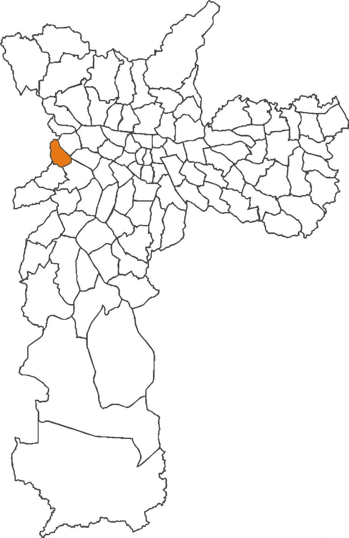 નકશો Jaguaré જિલ્લા