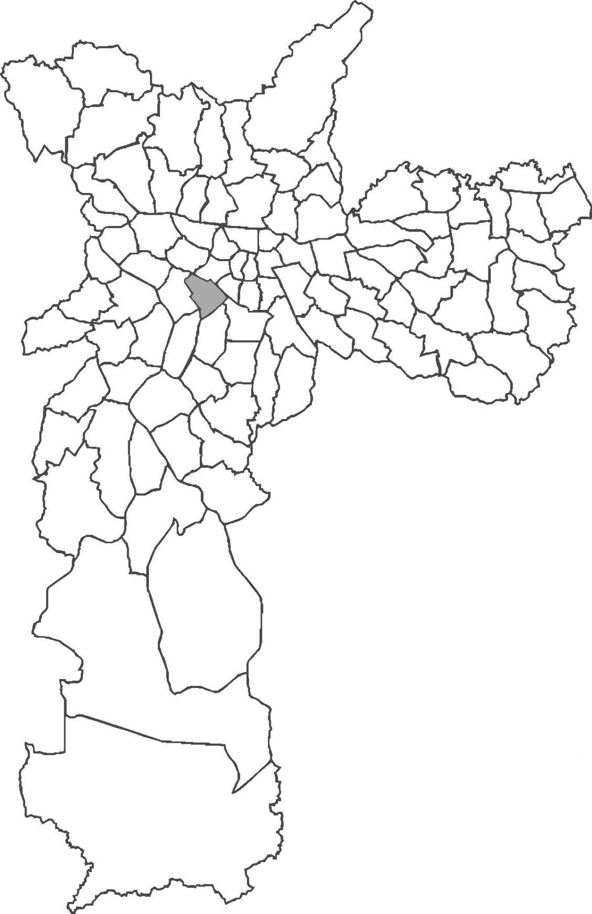 નકશો Jardim Paulista જિલ્લા