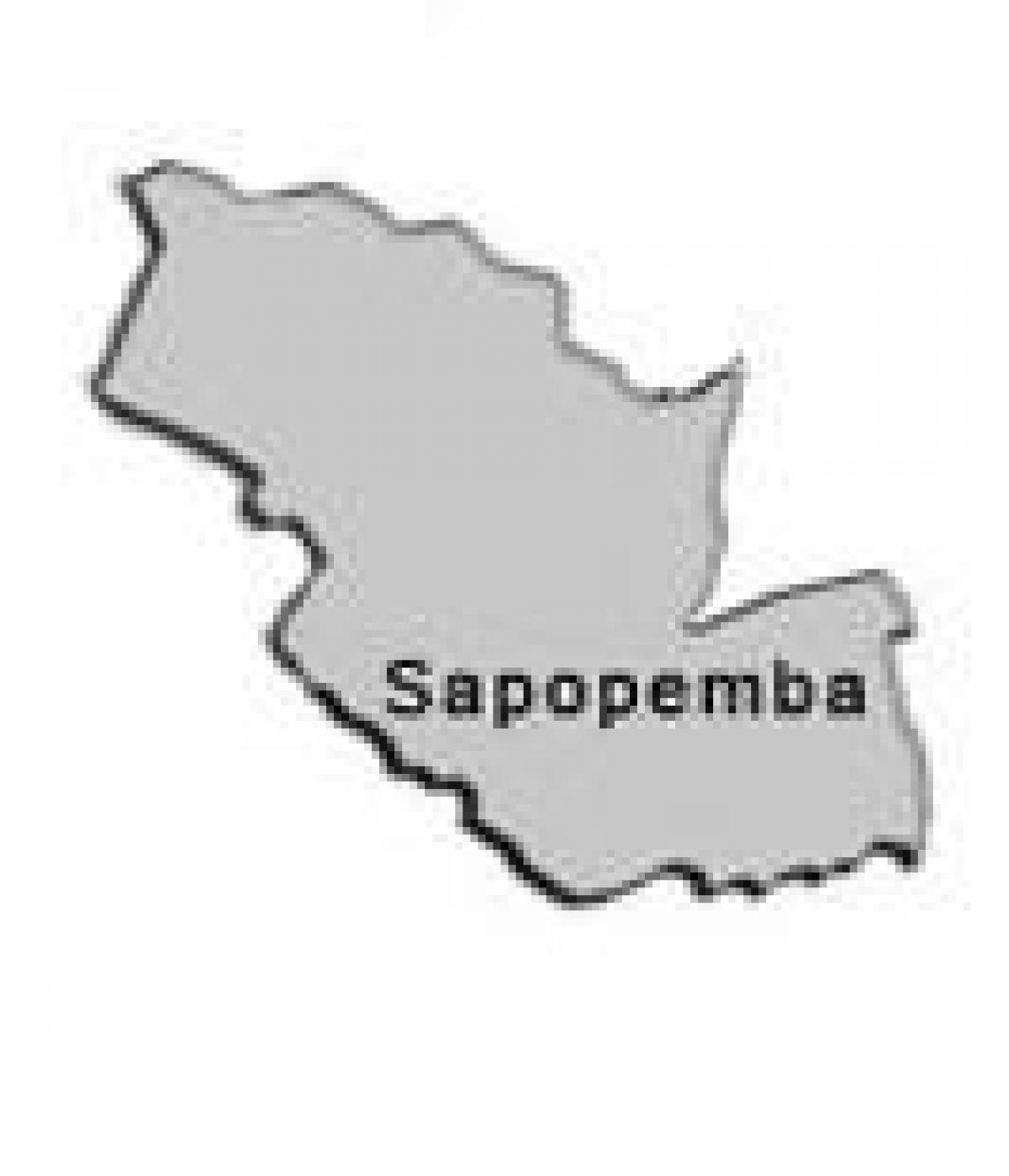 નકશો Sapopembra પેટા-પ્રીફેકચર
