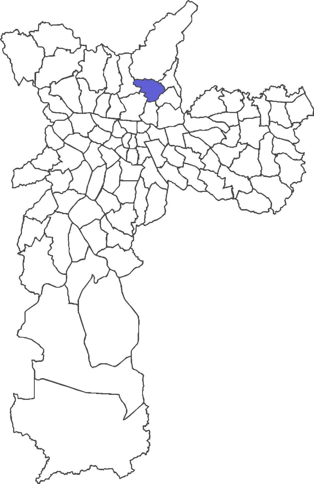 નકશો Tucuruvi જિલ્લા