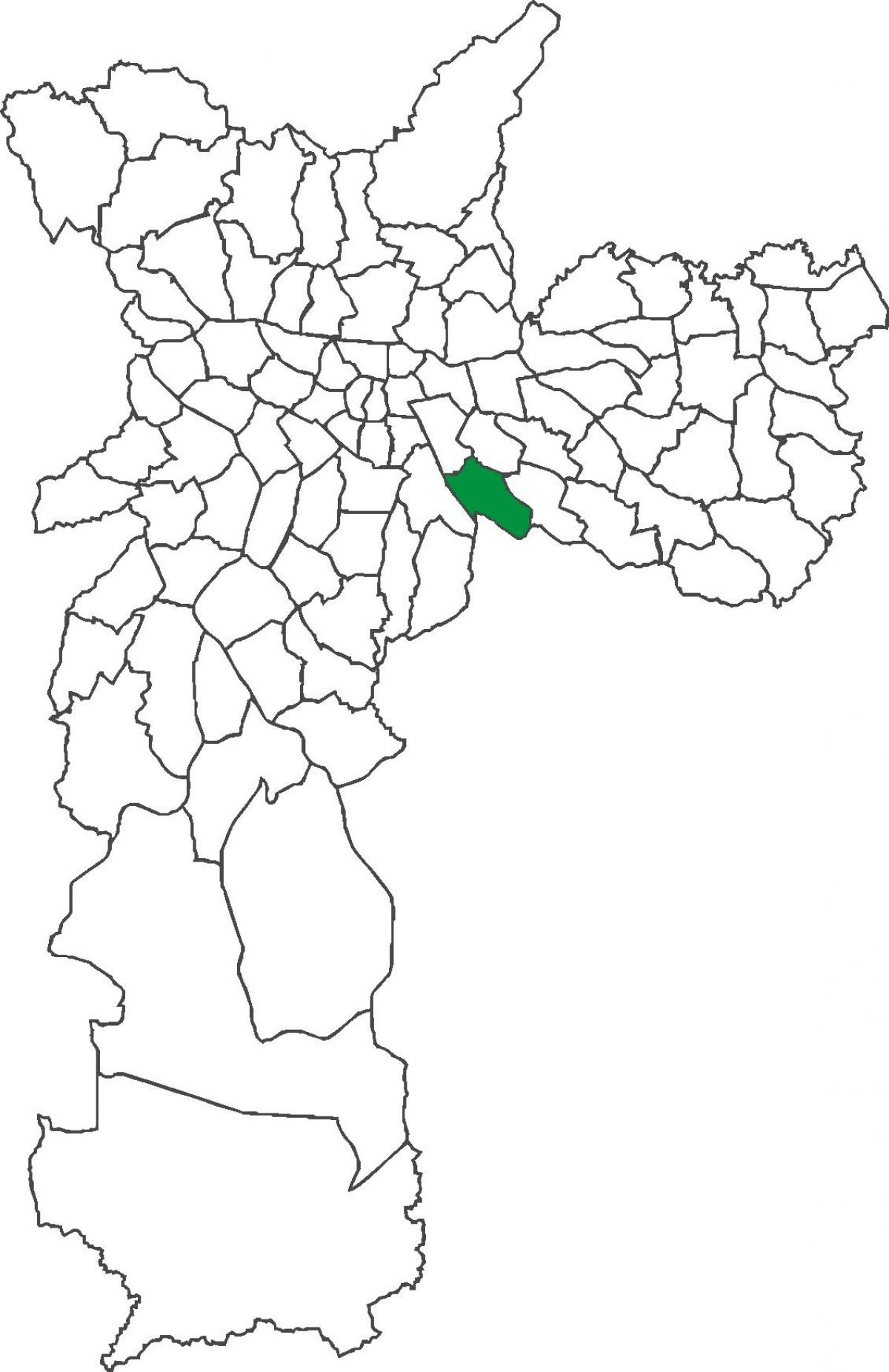 નકશો Vila Prudente જિલ્લા