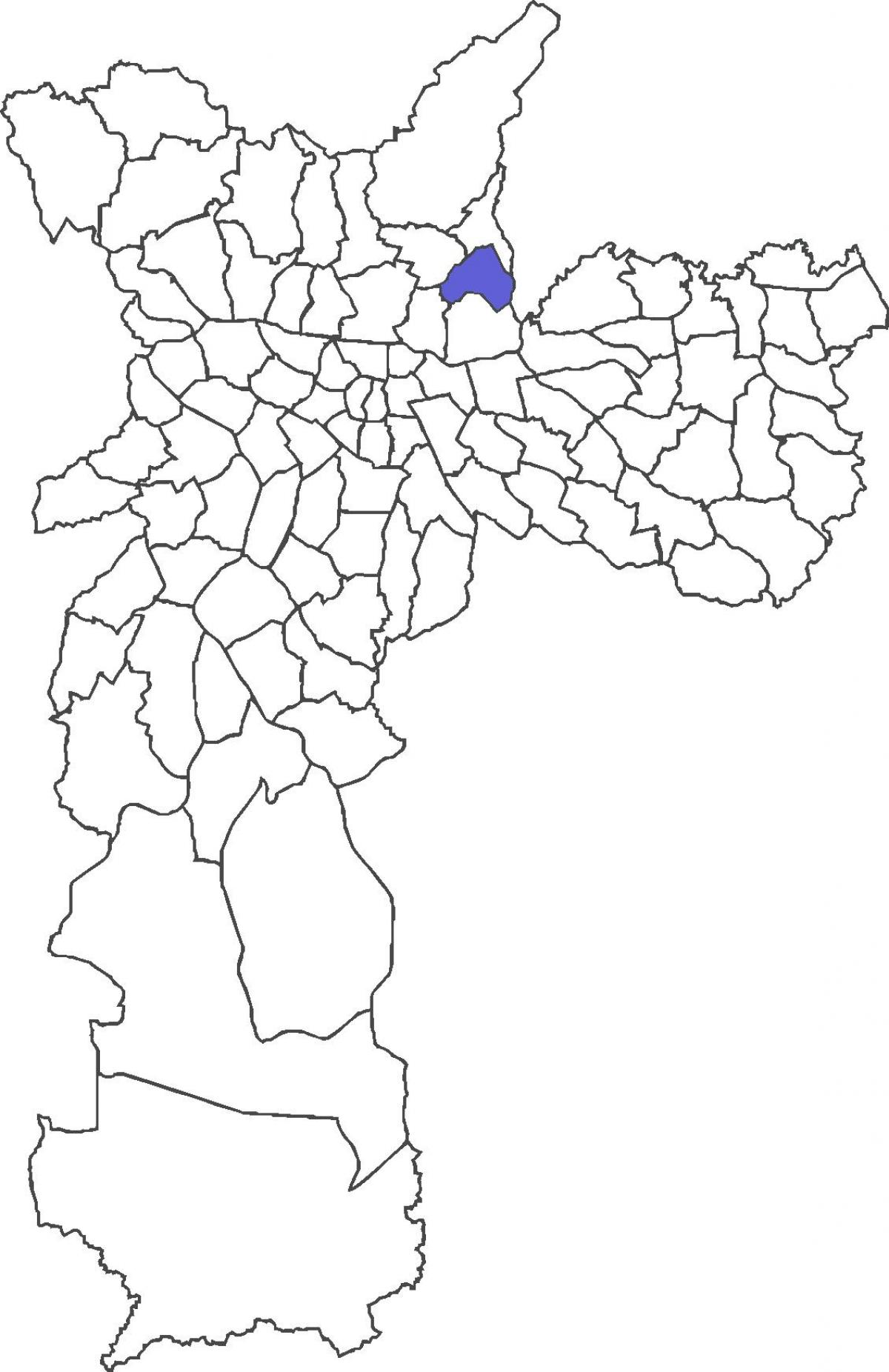 નકશો Vila મેડેઇરોસ જિલ્લા