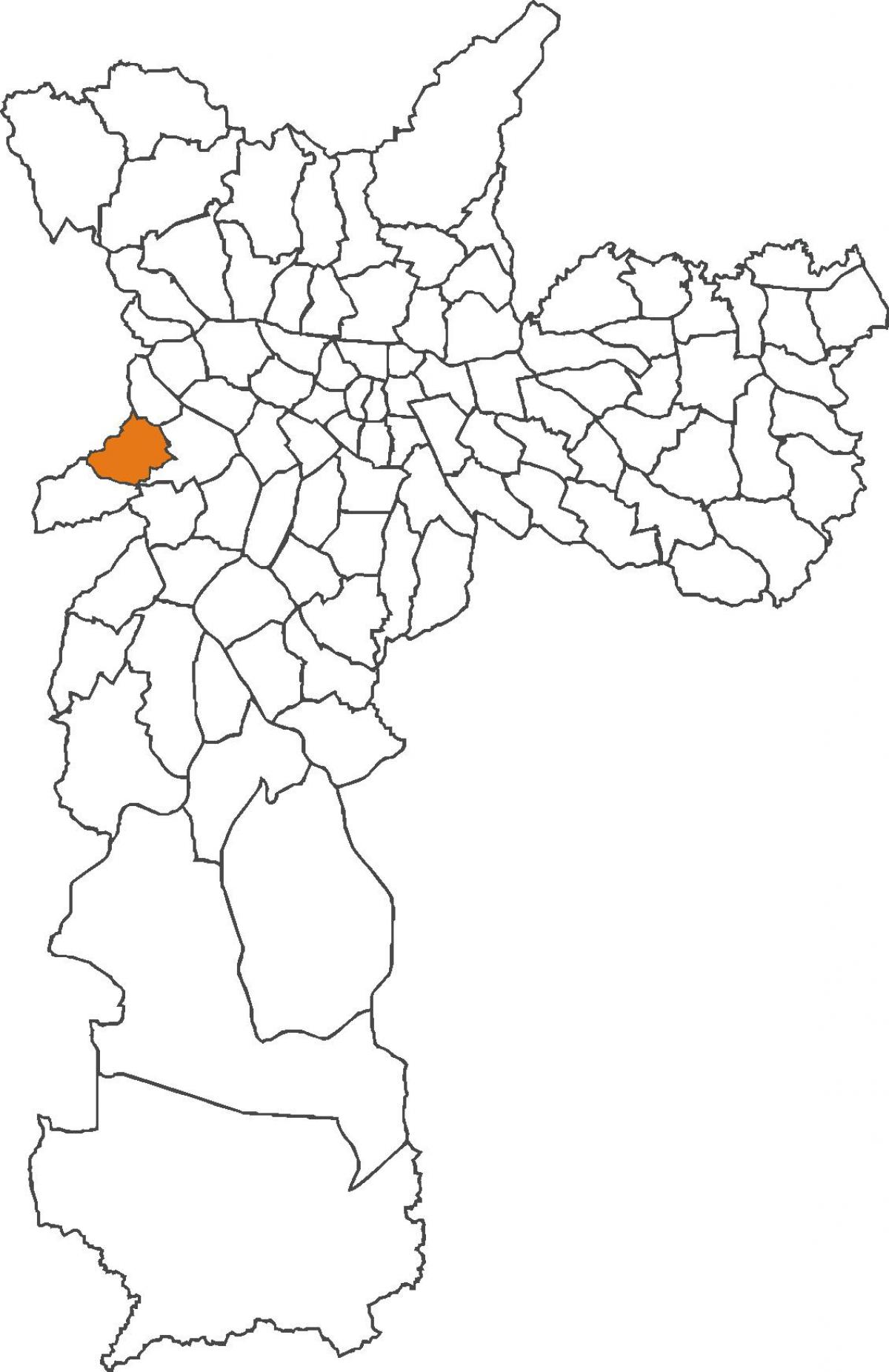 નકશો રિયો Pequeno જિલ્લા