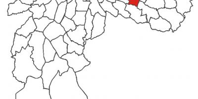 નકશો Aricanduva જિલ્લા