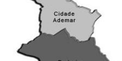 નકશો Cidade Ademar પેટા-પ્રીફેકચર