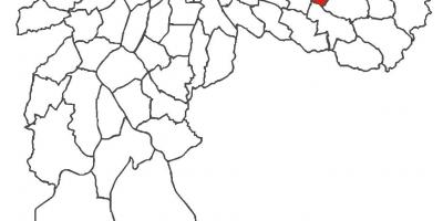 નકશો Cidade Líder જિલ્લા