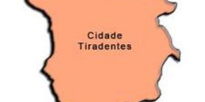નકશો Cidade Tiradentes પેટા-પ્રીફેકચર