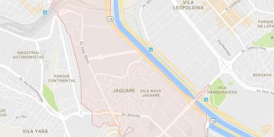 નકશો Jaguaré સાઓ પાઉલો