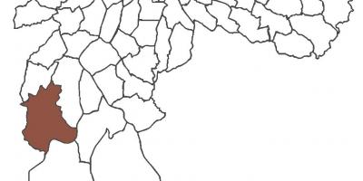 નકશો Jardim Ângela જિલ્લા