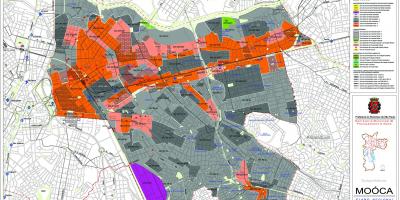 નકશો Mooca સાઓ પાઉલો - વ્યવસાય જમીન