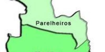 નકશો Parelheiros પેટા-પ્રીફેકચર