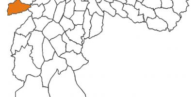 નકશો Raposo Tavares જિલ્લા