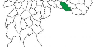 નકશો Sapopemba જિલ્લા