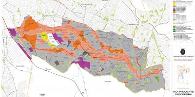 નકશો Sapopembra સાઓ પાઉલો - વ્યવસાય જમીન
