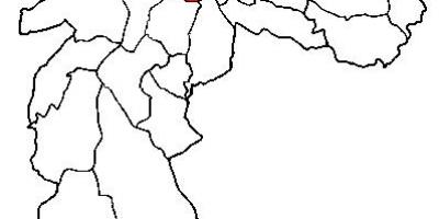 નકશો Sé પેટા-પ્રીફેકચર સાઓ પાઉલો