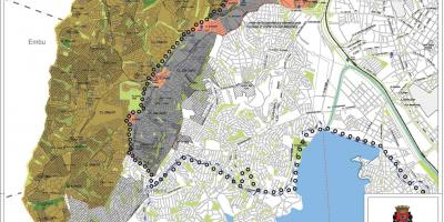 નકશો કેમ્પો Limpo સાઓ પાઉલો - વ્યવસાય જમીન