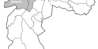 નકશો ઝોન Oeste સાઓ પાઉલો