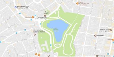 નકશો પાર્ક પરિસ્થિતિ-અનૂકૂલન સાઓ પાઉલો
