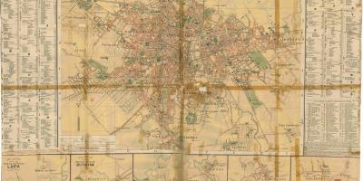 નકશો ભૂતપૂર્વ સાઓ પાઉલો - 1913