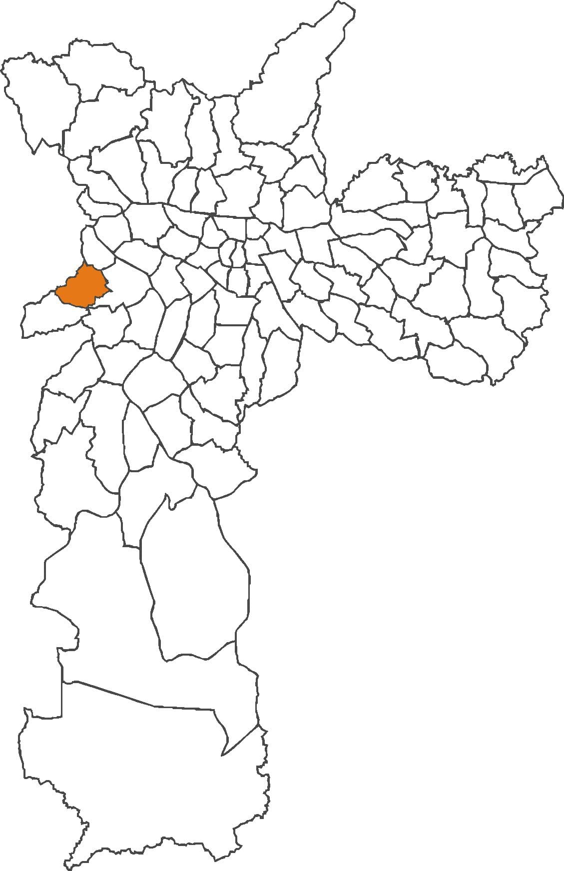 નકશો રિયો Pequeno જિલ્લા