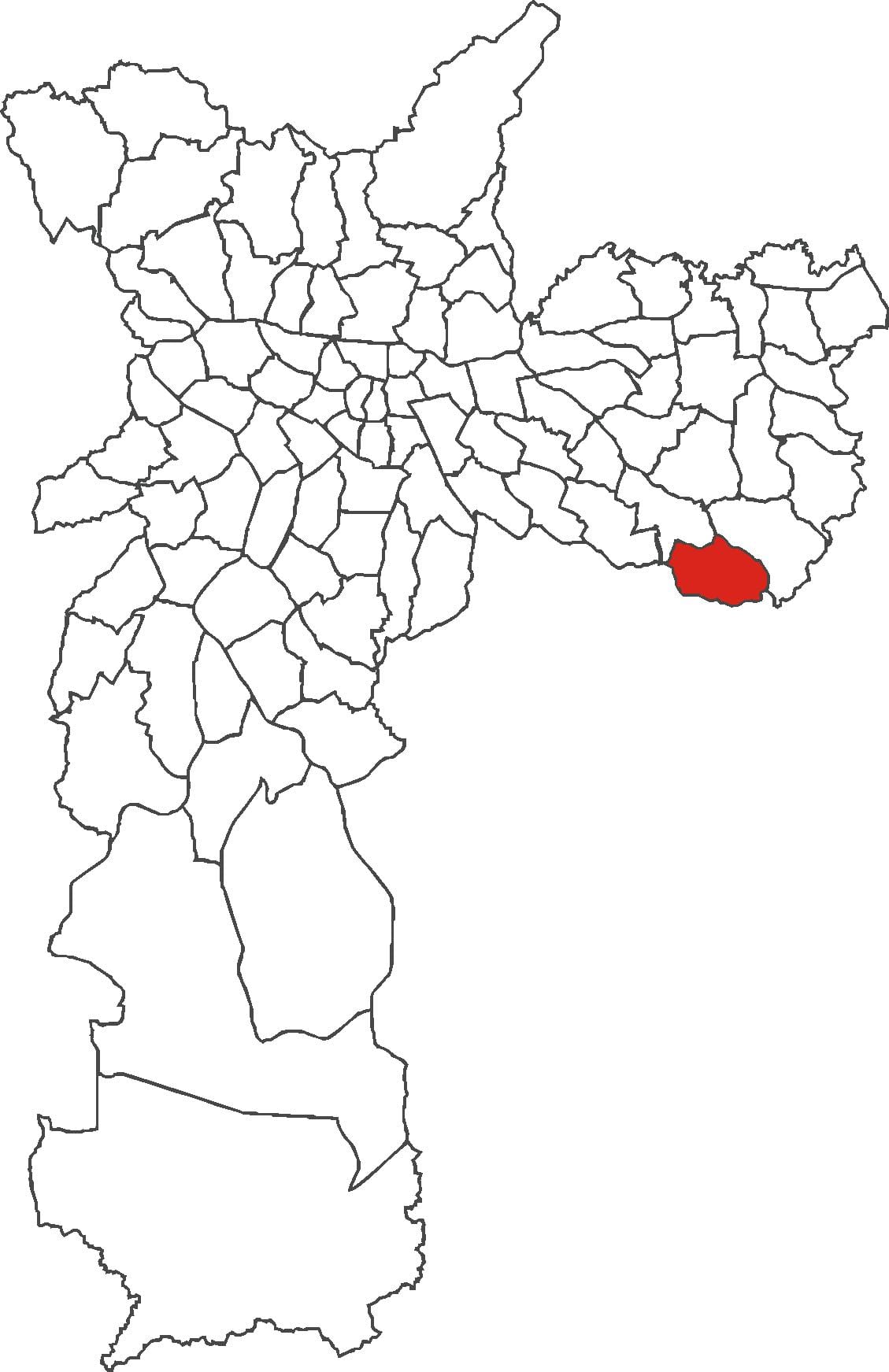 નકશો સાઓ રફેલ જિલ્લા