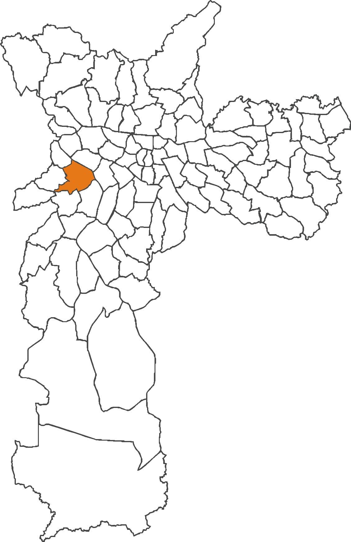 નકશો Butantã જિલ્લા