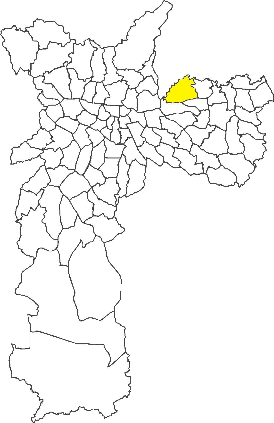 નકશો Cangaíba જિલ્લા