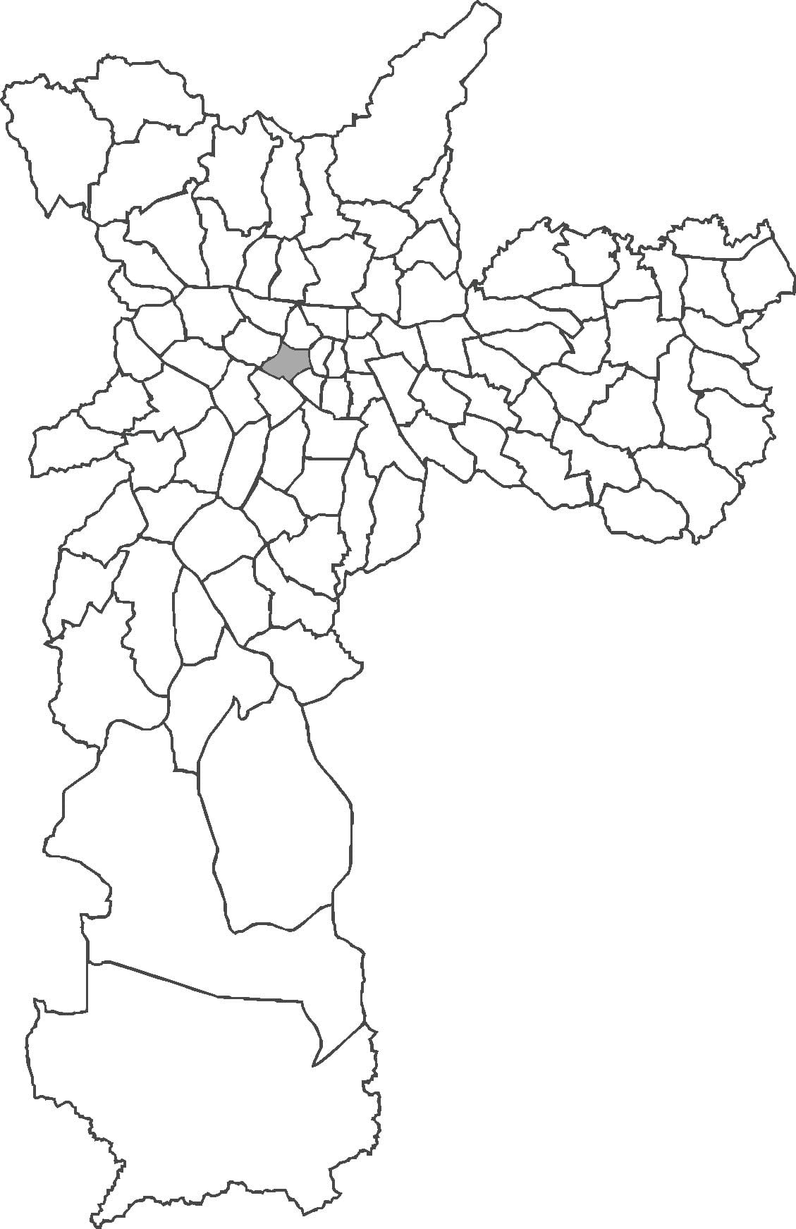 નકશો Consolação જિલ્લા
