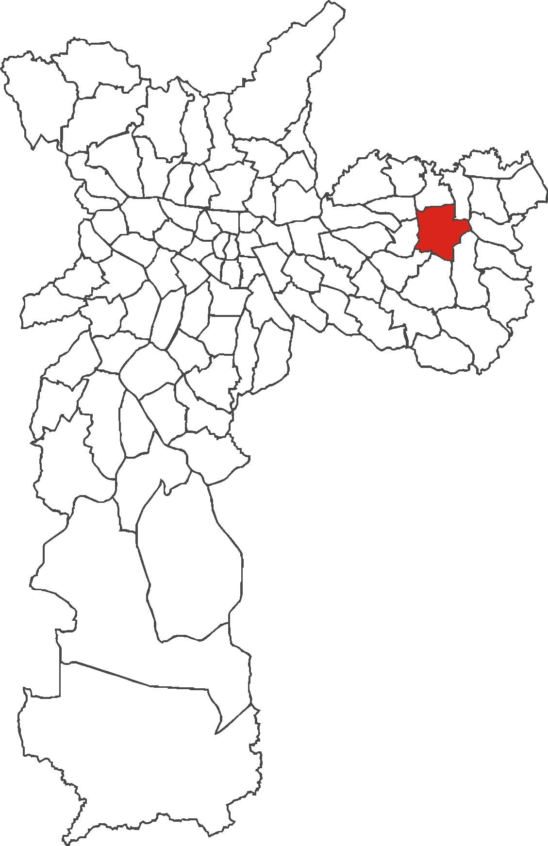 નકશો Itaquera જિલ્લા