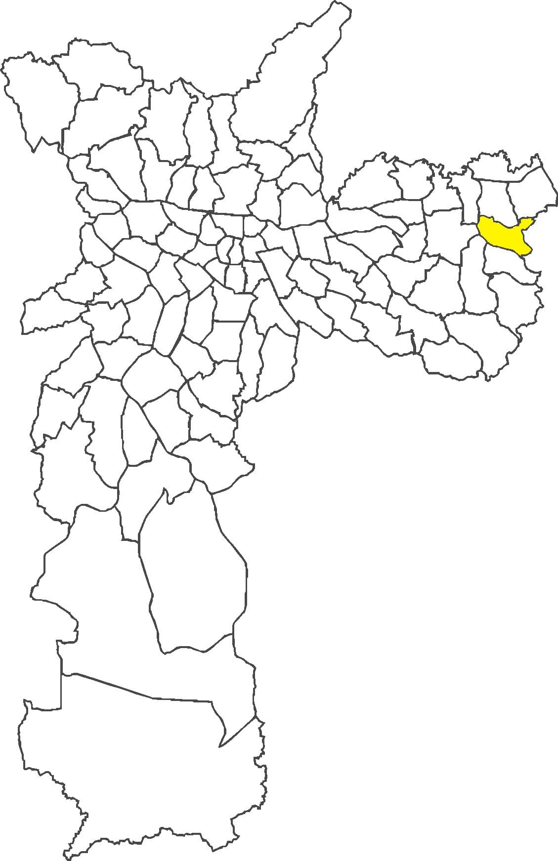 નકશો Lajeado જિલ્લા