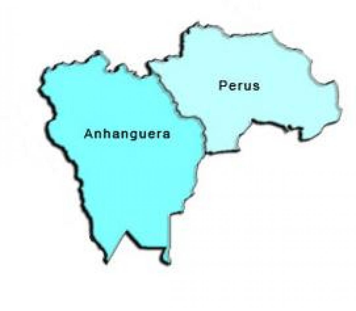 નકશો Perus પેટા-પ્રીફેકચર