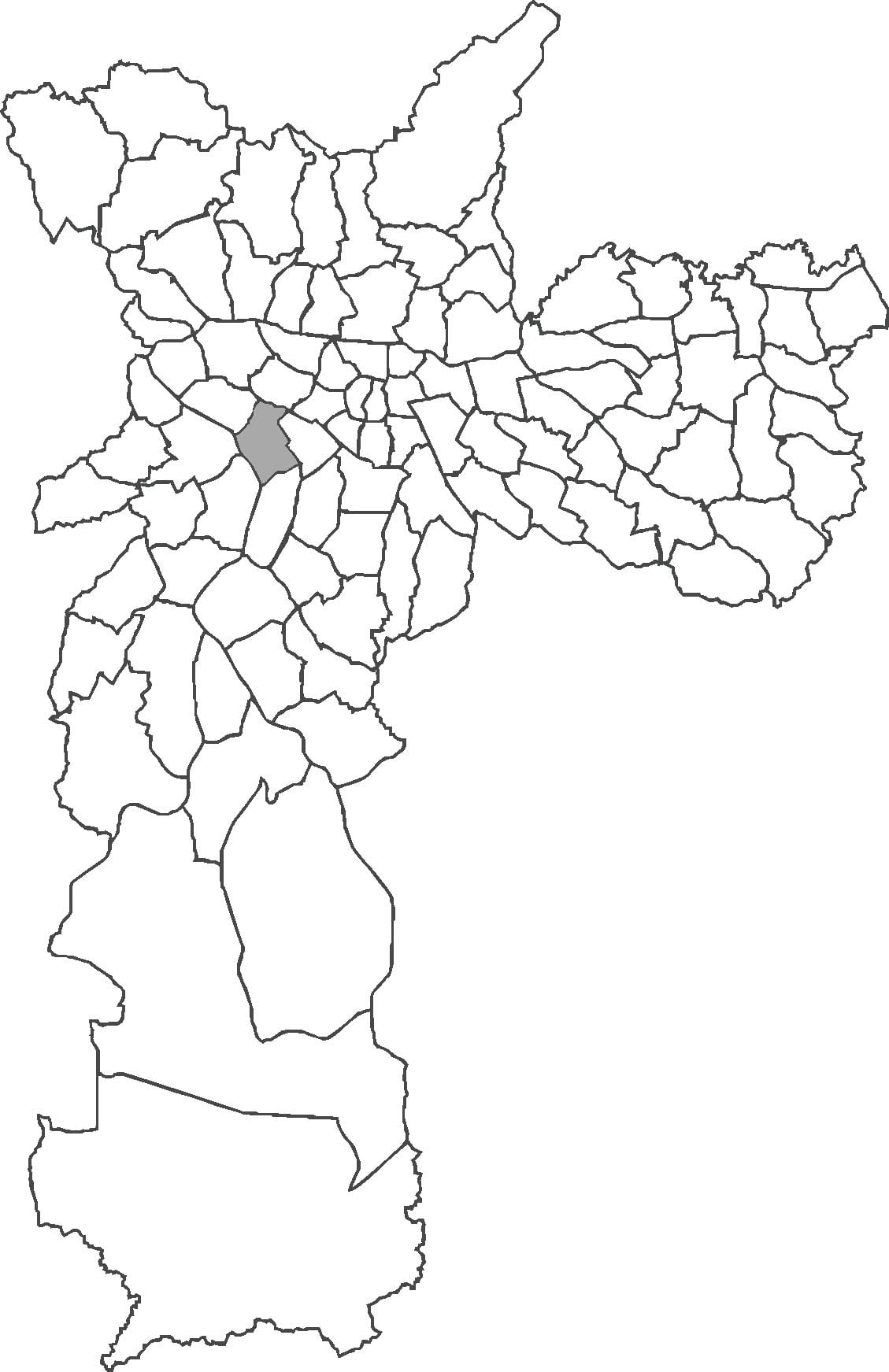 નકશો Pinheiros જિલ્લા