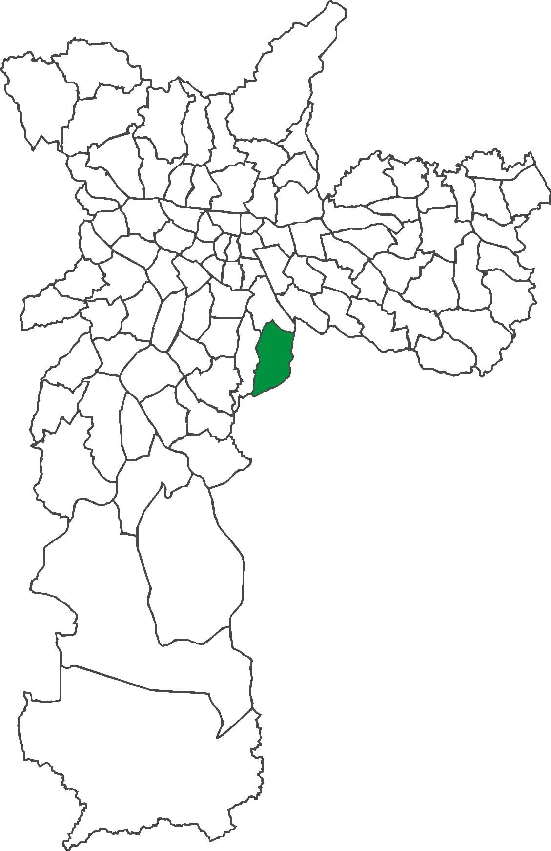 નકશો Sacomã જિલ્લા