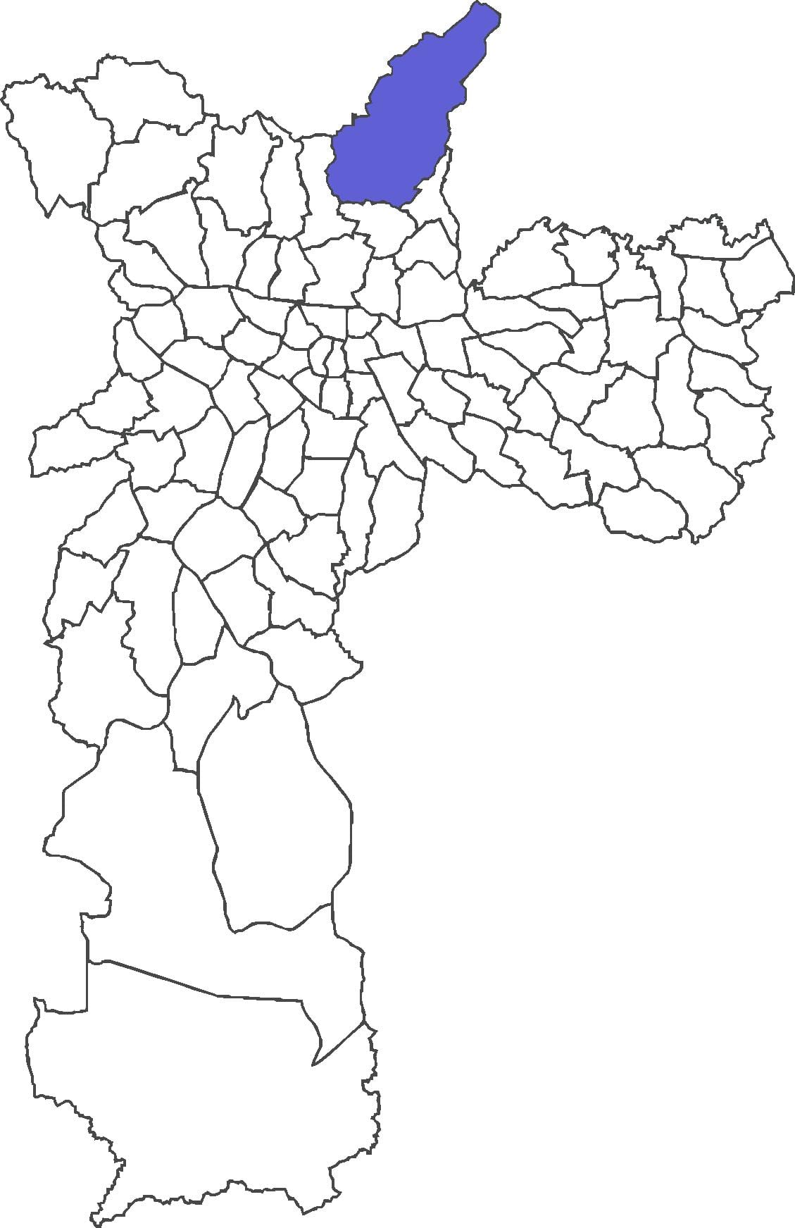 નકશો Tremembé જિલ્લા