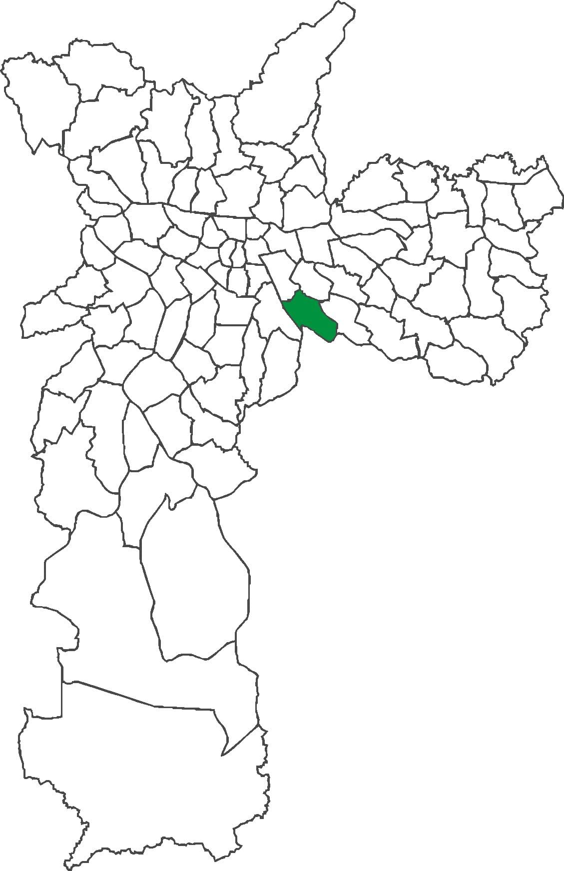 નકશો Vila Prudente જિલ્લા