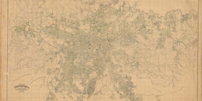 નકશો ભૂતપૂર્વ સાઓ પાઉલો - 1943
