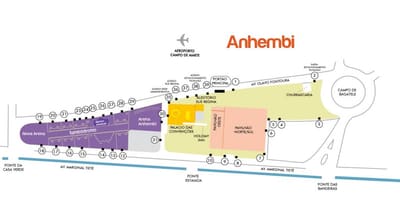 નકશો સાઓ પાઉલો Anhembi