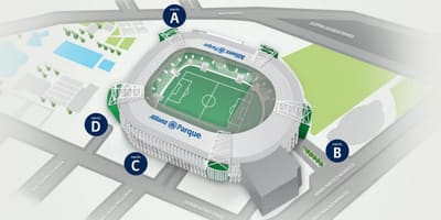 નકશો Allianz Parque