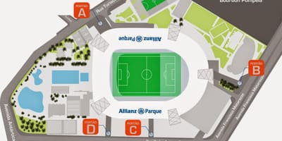નકશો Allianz Parque સાઓ પાઉલો