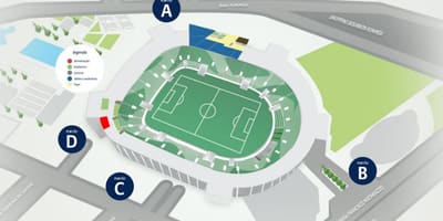 નકશો Allianz Parque - સ્તર 1