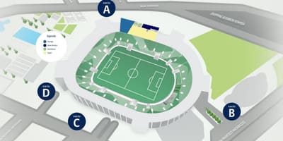 નકશો Allianz Parque - સ્તર 2