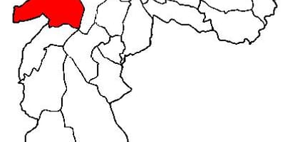 નકશો Butantã પેટા-પ્રીફેકચર સાઓ પાઉલો